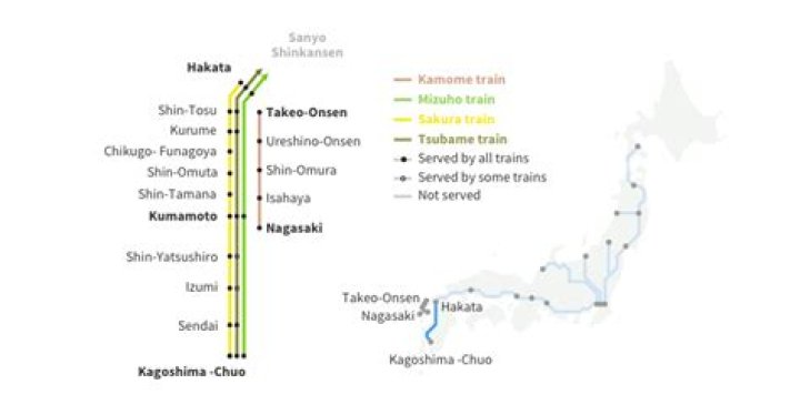 博多駅から鹿児島中央駅 新幹線の乗り方と所要時間ガイド